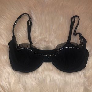 Victoria’s Secret 34B black sexy gem and frills